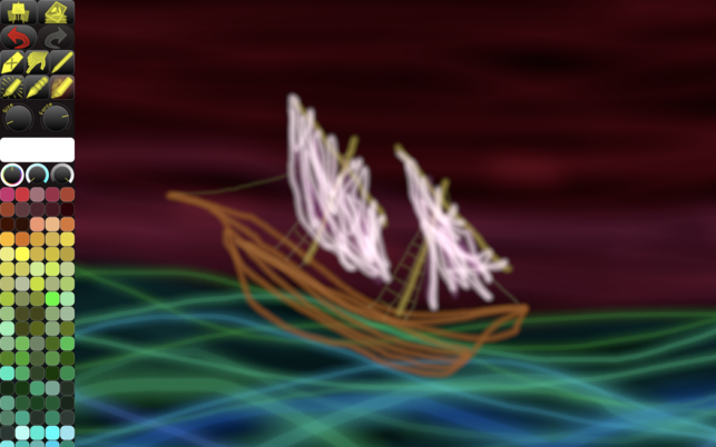 Lux Draw (โปรแกรม Lux Draw วาดรูป ระบายพู่กันเรืองแสง บน Mac) : 