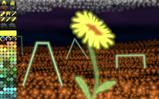 Lux Draw (โปรแกรม Lux Draw วาดรูป ระบายพู่กันเรืองแสง บน Mac) : 