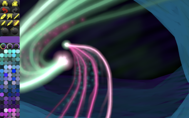 Lux Draw (โปรแกรม Lux Draw วาดรูป ระบายพู่กันเรืองแสง บน Mac) : 