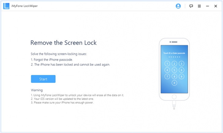 iMyFone LockWiper (โปรแกรมปลดล็อก iPhone iPad iPod ใน 3 ขั้นตอน) : 