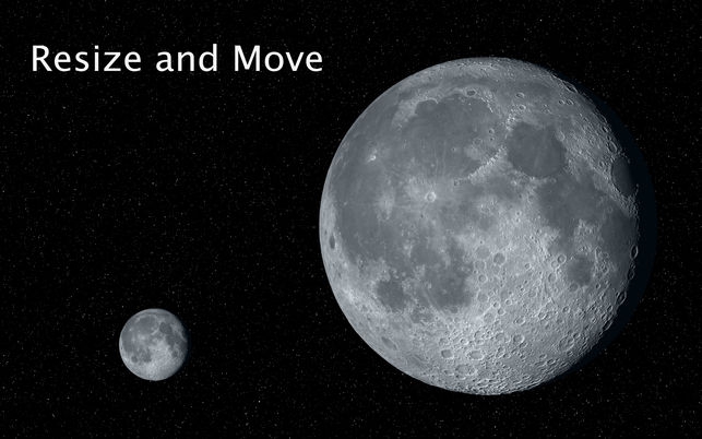 Desktop Moon (โปรแกรม Desktop Moon ดวงจันทร์จำลอง บนหน้าจอ Mac) : 