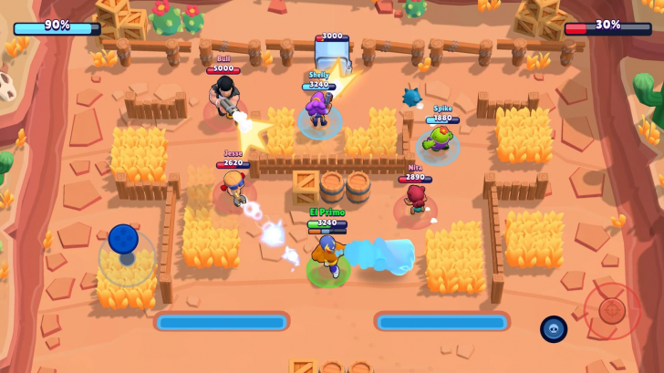 App เกมส์ยิงปืนต่อสู้ Brawl Stars