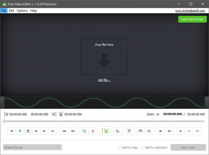 Free Video Editor (โปรแกรมตัดต่อวิดีโออย่างง่าย ใช้ฟรี) : 