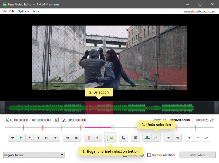 โปรแกรมตัดต่อวิดีโอฟรี Free Video Editor
