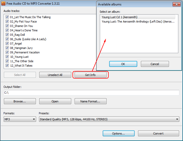 Free Audio CD to MP3 Converter (โปรแกรมแปลงแผ่น CD เป็นไฟล์ MP3 ฟรี) : Free Audio CD to MP3 Converter (โปรแกรมแปลงแผ่น CD เป็นไฟล์ MP3 ฟรี) :