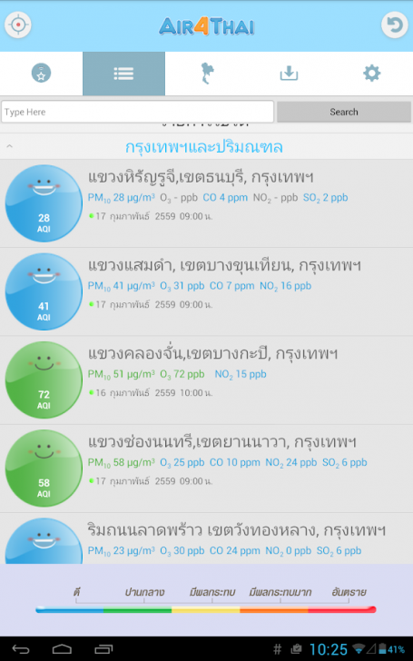 App ตรวจสอบฝุ่นควัน ทั่วประเทศ Air4Thai