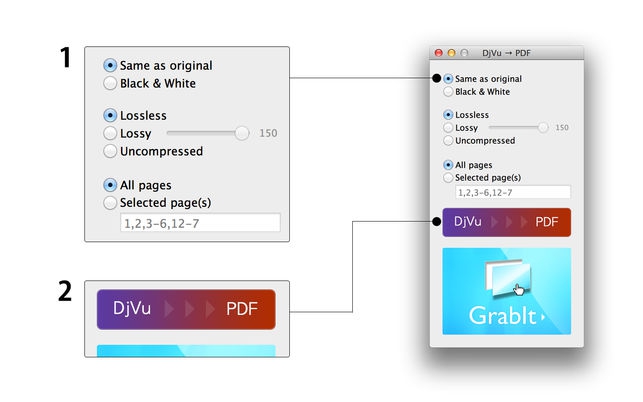 โปรแกรมแปลงไฟล์เอกสาร DjVu2PDF โปรแกรมแปลงไฟล์เอกสาร DjVu2PDF