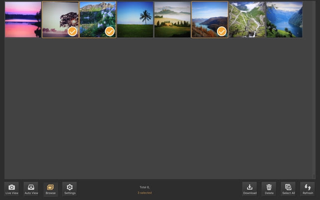 CamFi (โปรแกรม CamFi ควบคุมกล้อง DSLR ผ่านไวไฟ บน Mac) : 
