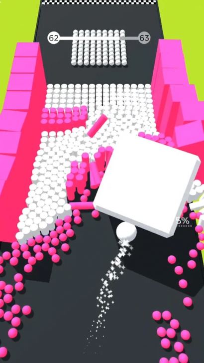 App เกมส์กลิ้งลูกบอล ฝึกสมอง ฝึกไหวพริบ Color Bump 3D