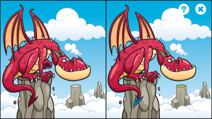 App เกมส์จับผิดภาพสัตว์โลกน่ารัก Spot it