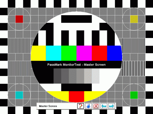โปรแกรมทดสอบหน้าจอ ทดสอบสีจอ PassMark MonitorTest