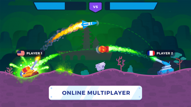 App เกมส์รถถังประจัญบาน Tank Stars