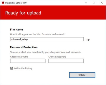 โปรแกรมแชร์ไฟล์ Ertons Private File Sender โปรแกรมแชร์ไฟล์ Ertons Private File Sender