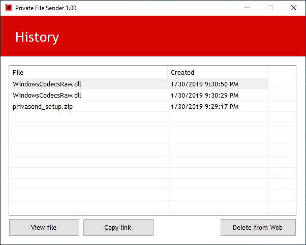 โปรแกรมแชร์ไฟล์ Ertons Private File Sender โปรแกรมแชร์ไฟล์ Ertons Private File Sender