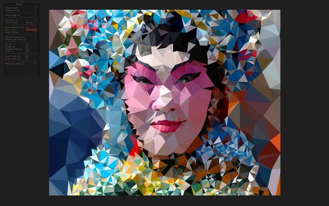 DMesh (โปรแกรม DMesh สร้างภาพศิลปะ Techy Art แนวโพลิกอน บน Mac) : DMesh (โปรแกรม DMesh สร้างภาพศิลปะ Techy Art แนวโพลิกอน บน Mac) :