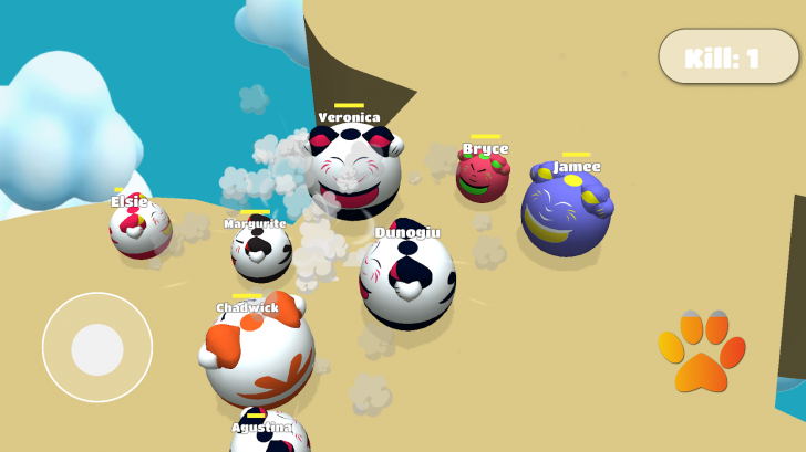 App เกมส์แมวน้อยจอมบัมพ์ Meow.io