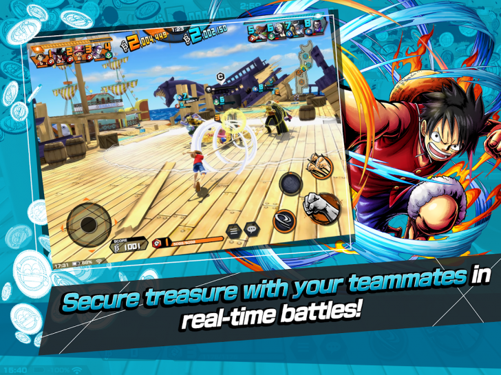 App เกมส์ต่อสู้ ONE PIECE Bounty Rush