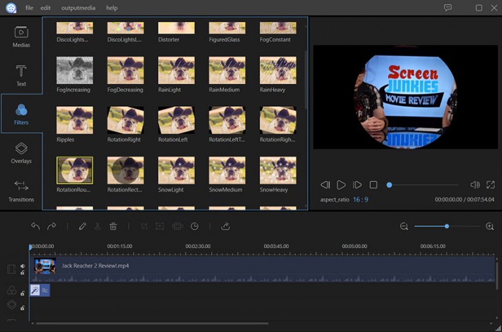 โปรแกรมตัดต่อวิดีโอ ApowerEdit