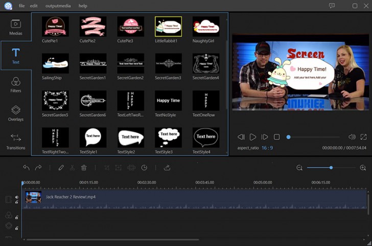 ApowerEdit (โปรแกรม ApowerEdit ตัดต่อวิดีโอ สำหรับมือใหม่ ใช้ฟรี) : 