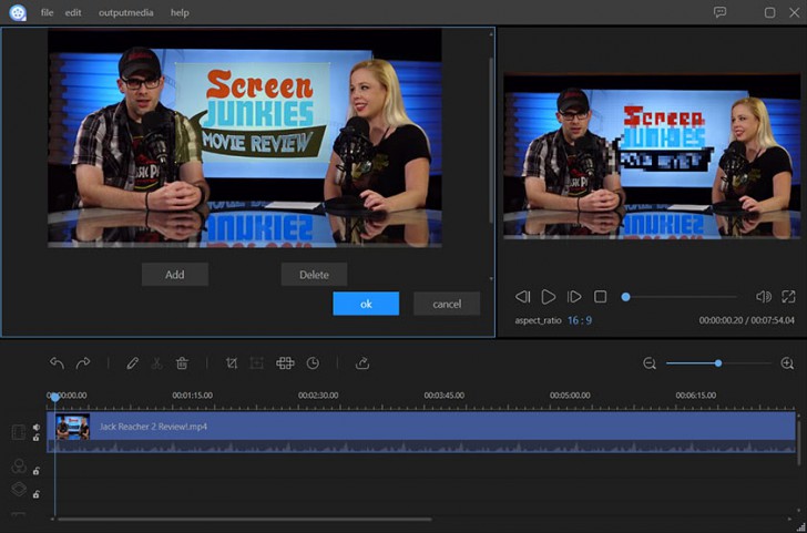 โปรแกรมตัดต่อวิดีโอ ApowerEdit