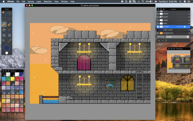 2Pixels (โปรแกรม 2Pixels สร้างงานศิลปะภาพพิกเซล บน Mac) : 