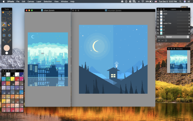 โปรแกรมสร้างศิลปะภาพพิกเซล 2Pixels