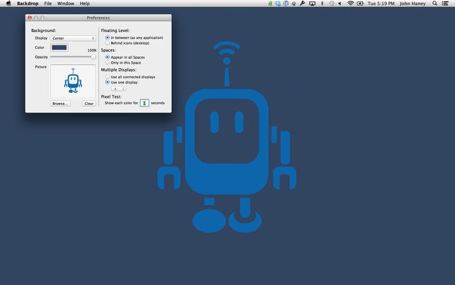 โปรแกรมคลุมฉากหลังหน้าจอ Backdrop โปรแกรมคลุมฉากหลังหน้าจอ Backdrop