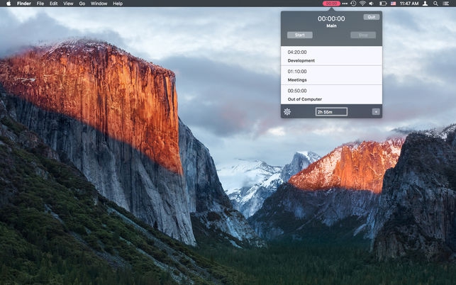 โปรแกรมนับถอยหลังการทำงาน Billing Timer
