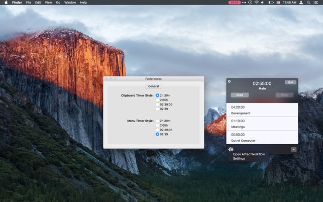 Billing Timer (โปรแกรม Billing Timer ตั้งเวลาถอยหลังการทำงาน บน Mac) : 