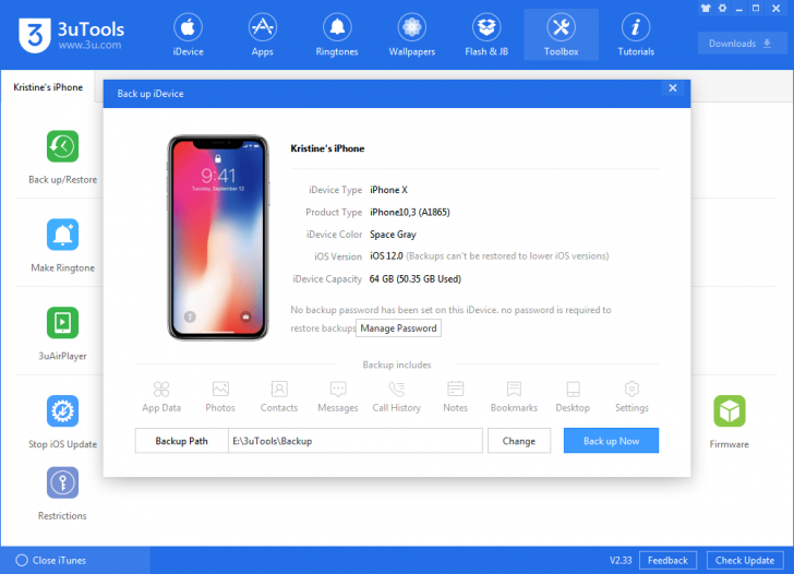 โปรแกรมจัดการไอโฟน และ อุปกรณ์ไอโอเอส 3uTools