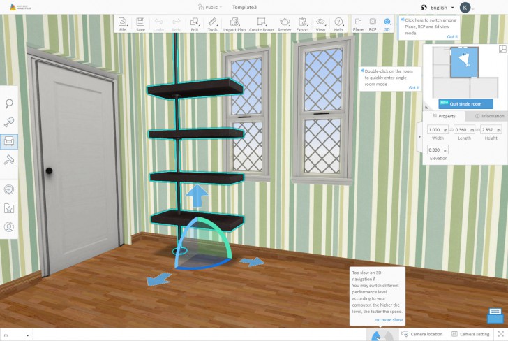 โปรแกรมออกแบบบ้าน 3 มิติฟรี Homestyler