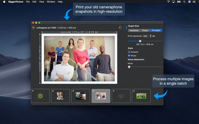 Bigger Picture (โปรแกรม Bigger Picture ขยายภาพ ทำภาพขนาดใหญ่ บน Mac) : 