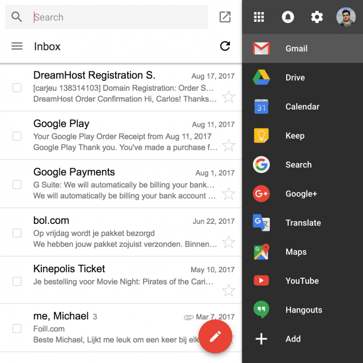 โปรแกรมส่วนเสริมเมนูลัด Black Menu