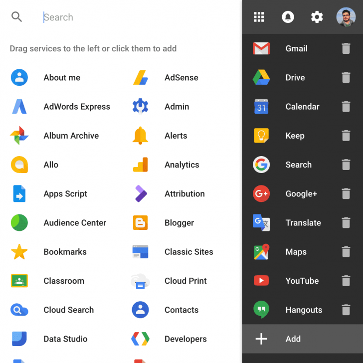โปรแกรมส่วนเสริมเมนูลัด Black Menu