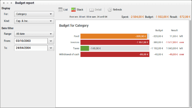 HomeBank (โปรแกรม HomeBank บันทึกรายรับรายจ่าย เงินออม ประจำบ้าน) : 