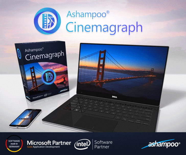 Ashampoo Cinemagraph (โปรแกรมเปลี่ยนภาพนิ่งให้ขยับได้ แบบง่ายๆ) : 