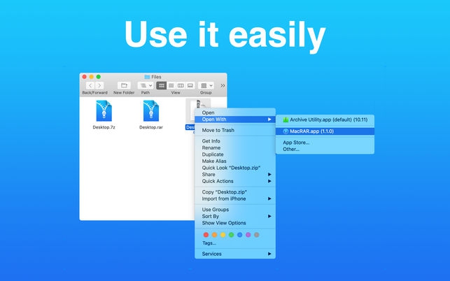 โปรแกรมแตกไฟล์บีบอัด EasyRAR