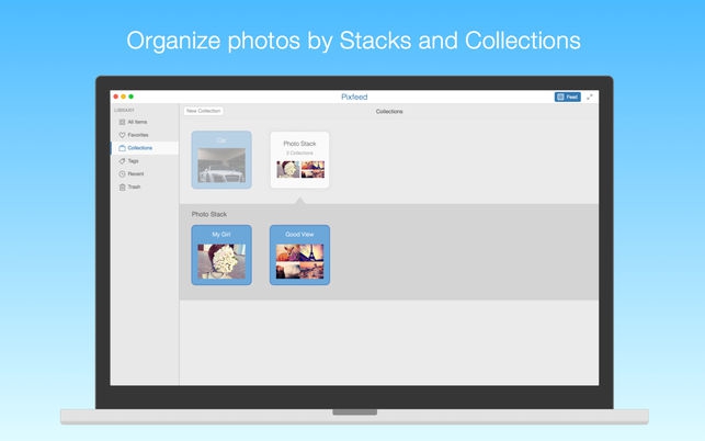 Pixfeed for Flickr (โปรแกรม Pixfeed for Flickr เปิดดูฟีด คลังภาพใหม่ๆ บน Flickr สำหรับ Mac) : 