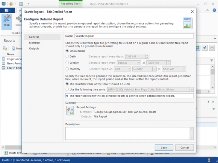 EMCO Ping Monitor (โปรแกรม Ping Monitor ทดสอบปิง ดูความเร็วเน็ตเวิร์ค) : 