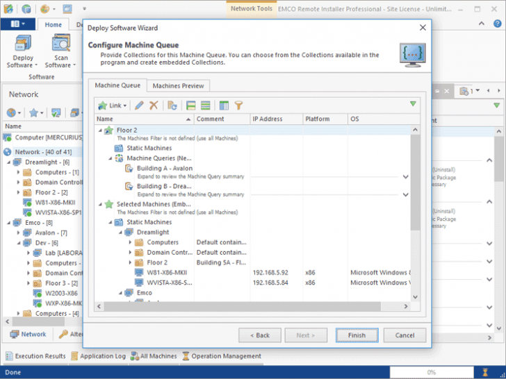 EMCO Remote Installer Free (โปรแกรมควบคุมคอมพิวเตอร์ระยะไกล) : 