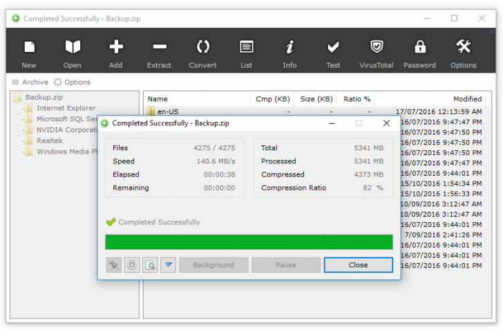Zipware (โปรแกรม Zipware รวมไฟล์ แตกไฟล์ Zip บน PC อย่างง่าย) : 