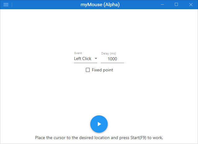 โปรแกรมคลิกเมาส์ คลิกรัวๆ AutoClicker โปรแกรมคลิกเมาส์ คลิกรัวๆ AutoClicker