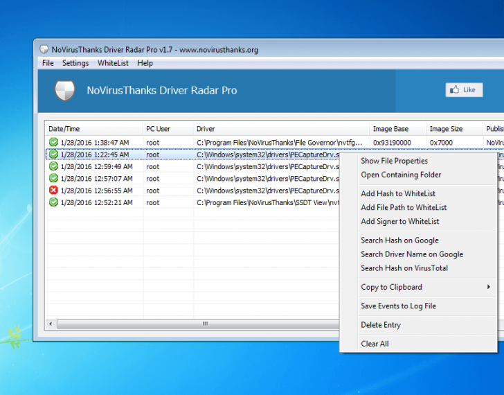 โปรแกรมจัดการไดรเวอร์ Driver Radar Pro 