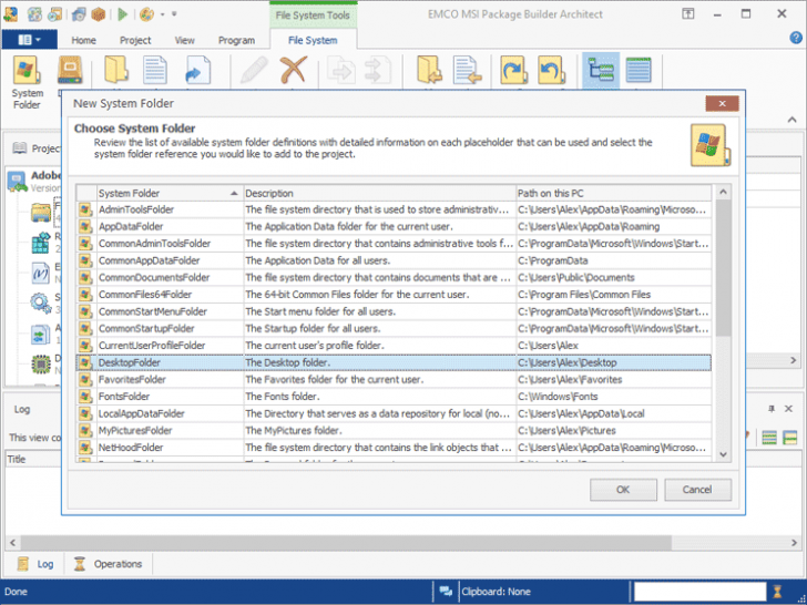 โปรแกรมสร้างไฟล์ติดตั้ง EMCO MSI Package Builder