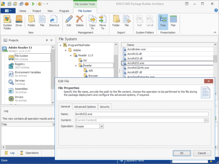 EMCO MSI Package Builder (โปรแกรมสร้างไฟล์ติดตั้ง MSI) : 