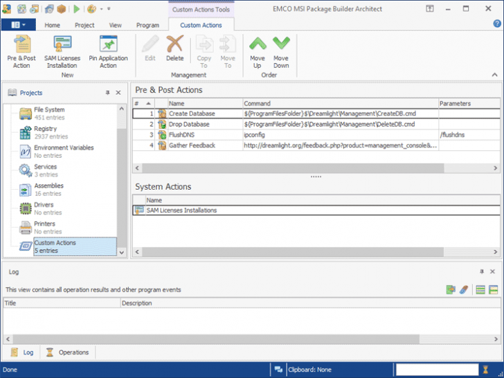 โปรแกรมสร้างไฟล์ติดตั้ง EMCO MSI Package Builder