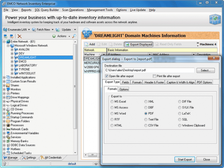 EMCO Network Inventory (โปรแกรม EMCO Network Inventory จัดการระบบเน็ตเวิร์ค) : 