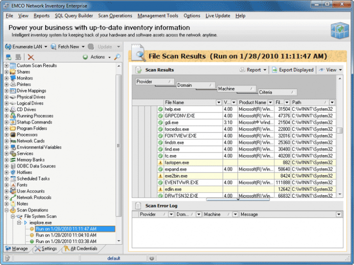 EMCO Network Inventory (โปรแกรม EMCO Network Inventory จัดการระบบเน็ตเวิร์ค) : 