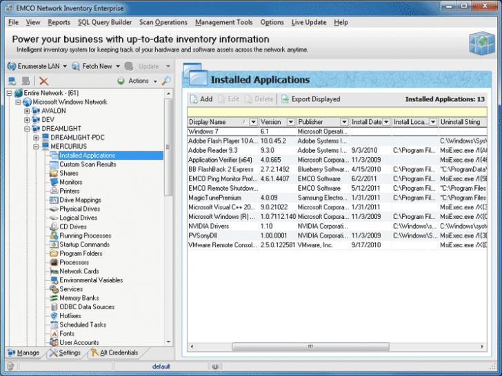 EMCO Network Inventory (โปรแกรม EMCO Network Inventory จัดการระบบเน็ตเวิร์ค) : 