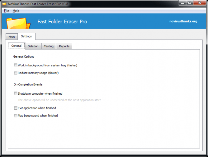 Fast Folder Eraser (โปรแกรม Fast Folder Eraser ลบโฟลเดอร์แบบรวดเร็ว ฟรี) : 